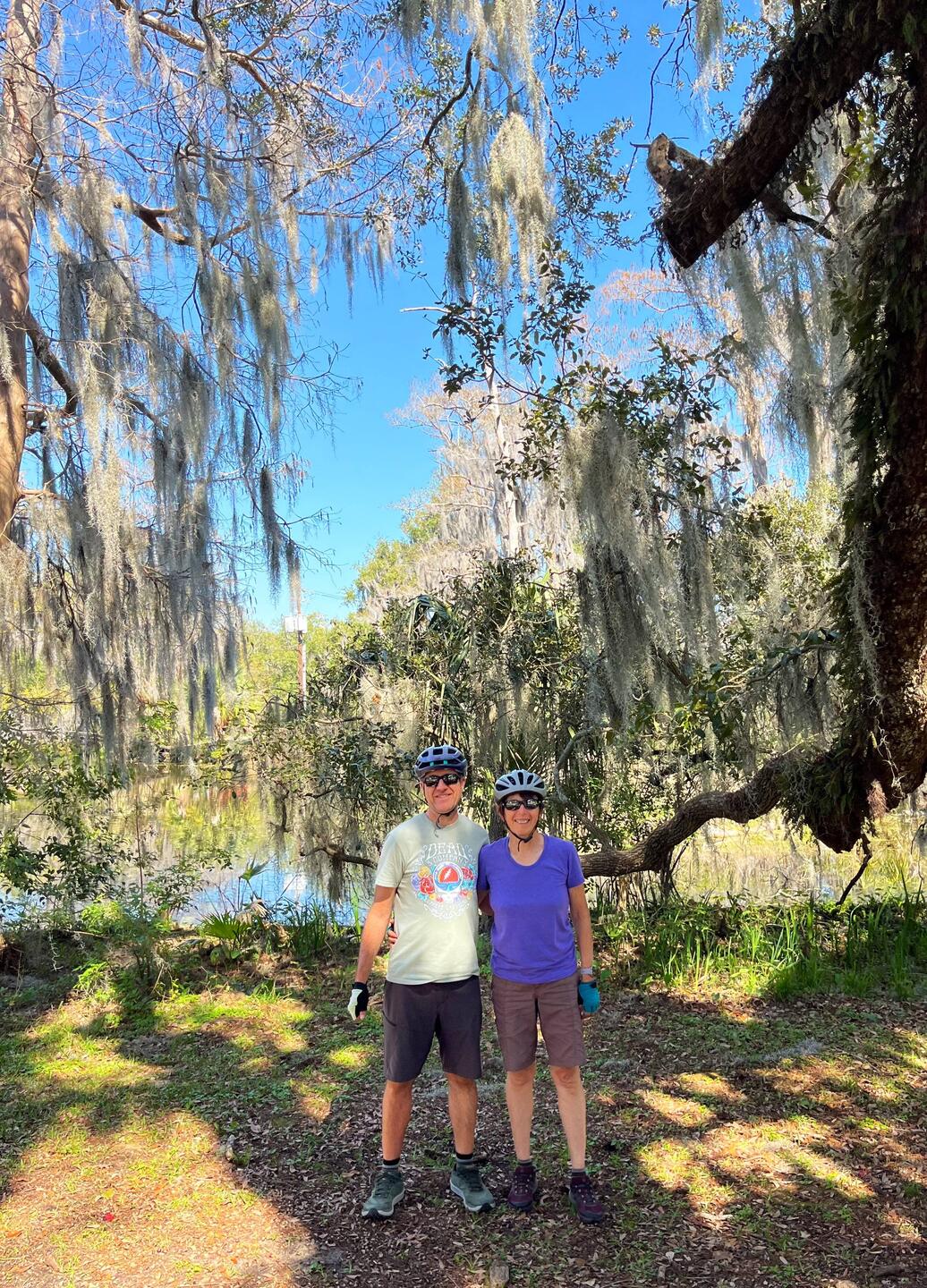 I like the moss in the trees