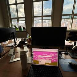 At the office 👩🏼‍💻