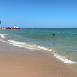 Water temperature in Las Terrenas today is 27.7°C