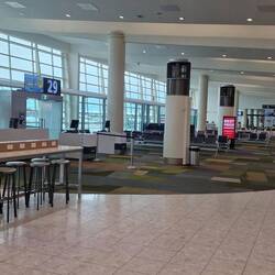 Quiet day at Christchurch airport