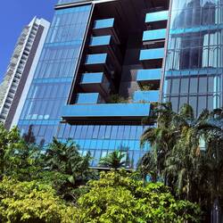 Interesting architectural detail, to break up the building's line