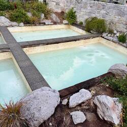 The old original pools at the spa from 1931