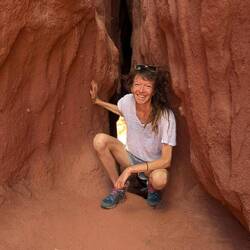 Auf dem Rückweg nach Salta dann (jetzt aber wirklich) die letzten bunten und roten Felsen bewundern.