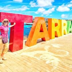 I'm in Tarrafal! And leaning ON Tarrafal!