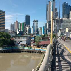 Crossing the river