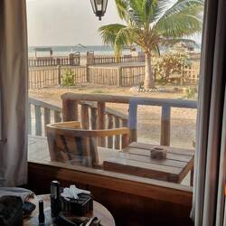 Blick aus dem Fenster