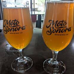 After we dropped off Nikki, we went to Moto Sonoran brewery. Excellent.