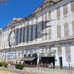 Old warehouses opposite the cruise terminal.