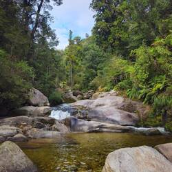 Cleopartra pools avec son toboggan d'eau émeraude