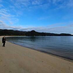 Seuls à Anchorage Beach