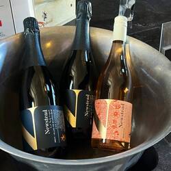 Geburtsessen auf einem Weingut