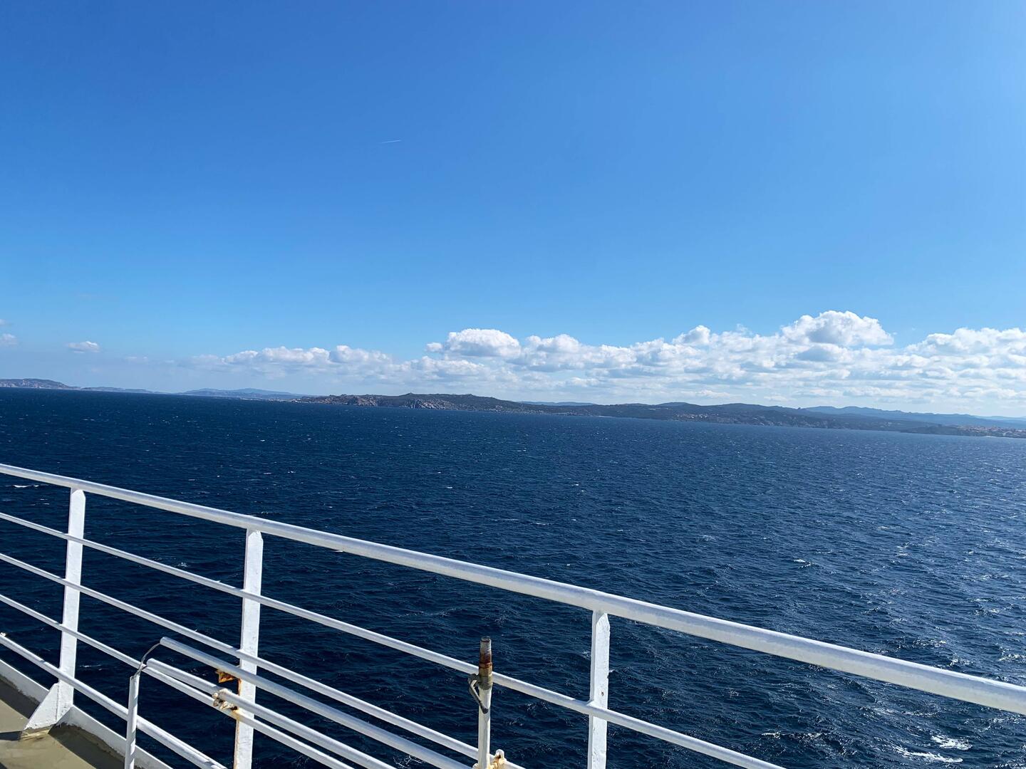Ganz rechts Sardinien