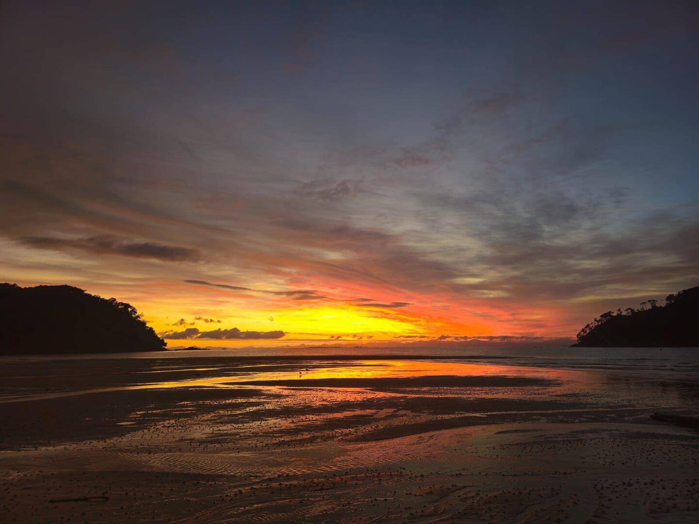Lever de soleil extraordinaire sur Bark bay