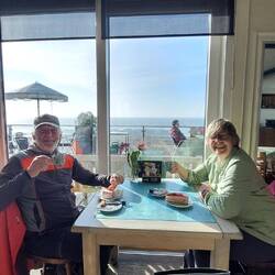 ...hat ein schönes Café zu bieten, das "ť Zilt".