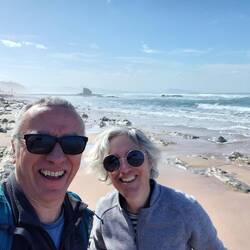 Marche de 2 h dans l'eau. Pieds gelés !