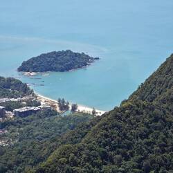 Aussicht auf Langkawi / Hotelstrand