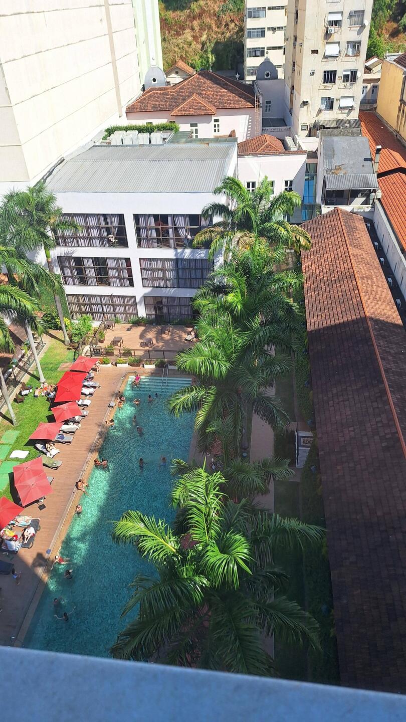 The hotel pool that we never quite managed to use, probably because we were hardly ever in.