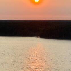 Really nice Vietnamese sunset.