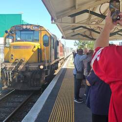 Train modified for our return trip