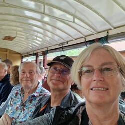 On puffing billy with Jean and Andy