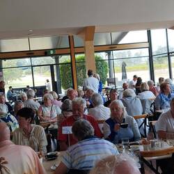 In the restaurant after the tasting