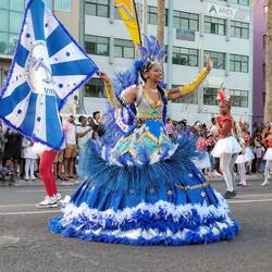 The Carnival Queen arrives (finally)