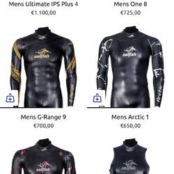 Selbst beim Schwimmen kann man viel Geld ausgeben...