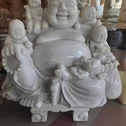 Massive marble carvings.