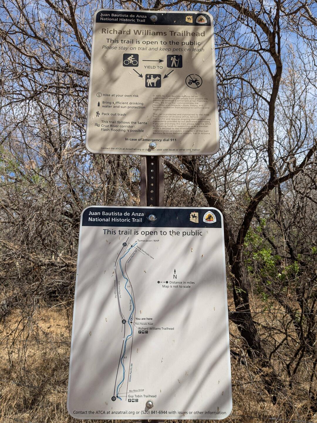 The beginning of the trail.