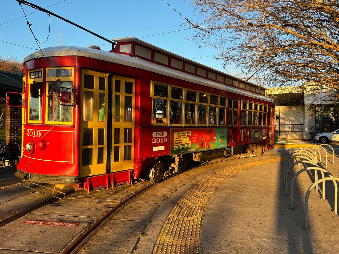 Street car on Canal Street
