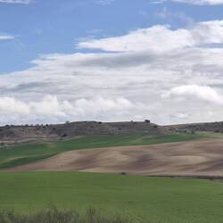 Unterwegs nach Burgos- auf einer Höhe von 800m diese weiten Ebenen.