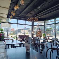 Angekommen in Christchurch genehmigte ich mir einen Kaffee-Besuch