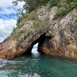 A very cool arch we boated through