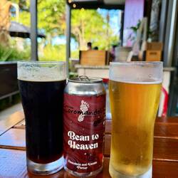 Local drinks after a long hike day!