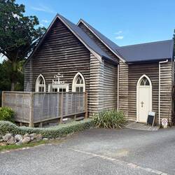 Chelsea thought this church converted to a restaurant was cute!
