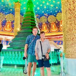 Im Inneren der Stupa Maharatchamongkhon
