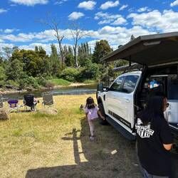 Lunch by a nice creek