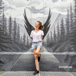 Graffitis in Palermo. Und (schwarze) Engel auf der Straße 😉