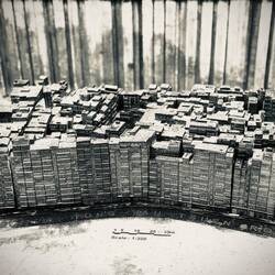 Modell der inzwischen abgerissenen "Walled City" - dann lieber Chorweiler...