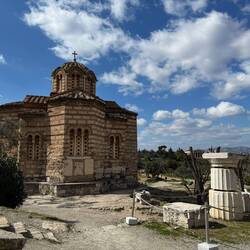 A Greek Orthodox Church inside the agora, from the Byzantine period
