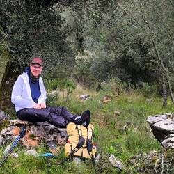 Bei der Pause mit Taewon