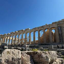 The temple where Athena and Neptune apparently had a battle and Athena won
