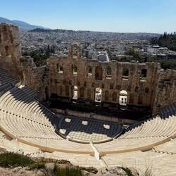 This ancient theater now hosts performances and plays during summer