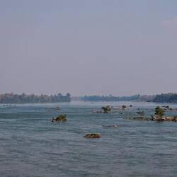 Südlichsten Punkt von Don Khon. Rechts ist Kambotscha!
