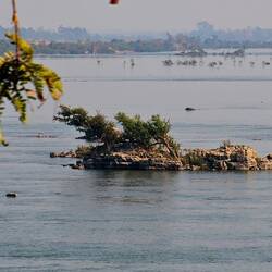 Ein paar der 4000 Inseln im Mekong.