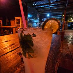 Und am Abend noch Happy Water in Form eines Cocktails.