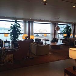 One of the lounges - this one had the a/C off!