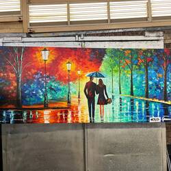 Love Couple in Royal Melbourne Botanical Garden