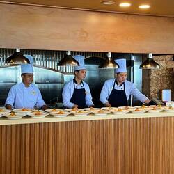 The three master chefs.