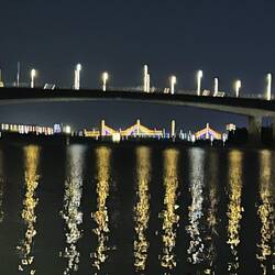 Japanese bridge - Russian bridge in distance